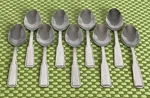 Stanley Roberts SRB105 Stainless 9 Teaspoons Rogers Glossy Korea Flatware. Fixed Price $39.95.