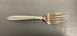 Ralph Lauren Stainless Steel Equestrian Braid, Korea 9 3/8" Cold Meat Fork. Fixed Price $34.95.