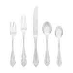 Wallace Antique Baroque 65-PIECE Flatware Set, 18/10 Silver. Fixed Price $228.02.