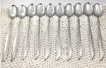 Castle Court CCS10 Satin Stainless Iced Teaspoons Flatware Japan. Fixed Price $24.64.