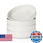 E-far Pasta Bowls Set Of 4, 35OZ Large Salad Plate For Dinner Serving Soup,. Fixed Price $54.06.