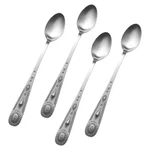 Wallace Taos 18/10 Stainless 7 1/2" Iced Beverage Spoon (set Of Four). Fixed Price $27.99.