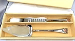 LENOX-2PC Wedding Promises Serving Utensils Set (2) Dessert Silverplated Vtg Box. Fixed Price $14.00.