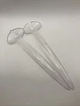 Tupperware Sheerly Elegant Salad Fork And Spoon Plastic #4912A & 4911A Vtg Nos. Fixed Price $9.99.