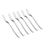 Ggbin 12-PIECE Mini Cake Forks, Stainless Steel Fruit Silver. Fixed Price $13.32.