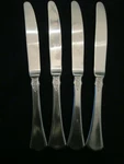 Set 4 Dinner Knives! Vintage Oxford Hall Stainless: OXH101PATTERN: Lovely. Fixed Price $25.00.