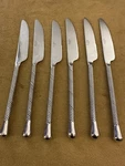 Set Of 6 Dinner Knives Pier Imports PII17 18/8 Stainless Twist China. Fixed Price $54.50.