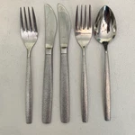 Ekco Eterna Textured Stainless Flatware Piece Place Set Japan Ua F0645 Petite. Fixed Price $15.95.