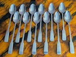 Set Of 12 Continental Stainless CSS14 Japan Silverware Flatware Teaspoons. Fixed Price $17.95.