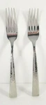 Oneida Cabria Dinner Forks 18/10 Stainless 7/8" T958FDNF Pack Of 2 Hammered. Fixed Price $24.97.