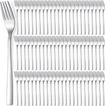 Minatee 100 Pieces Dinner Forks Bulk Set 8 Inches Stainless Steel Silver. Fixed Price $42.99.