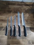 Set Of 5 -ja Henckels International Everedge Plus Kitchen Knives Stainless Steel. Fixed Price $12.00.