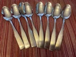 Hampton Silversmiths Bristol Stainless Flatware Teaspoon Spoons 6-7/8. Fixed Price $9.00.