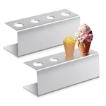 Filltouch 2 Pcs Ice Cream Cone Holder Stainless Steel Waffle With.... Fixed Price $61.81.
