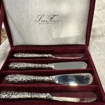 Lot Of 4 Vtg American Silversmiths Collection By Godinger Butter/cheese Knives. Fixed Price $14.95.