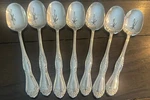Oneida OHS260 18/0 Stainless Oval Soup Spoon Set Of 7" Long. Fixed Price $35.00.