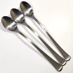 Vtg Orleans Silver ORL5 Satin Stainless Iced Tea Spoon 3 Retired Mcm Japan. Fixed Price $22.97.