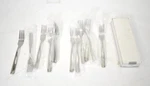 Lot Of 12 Fortessa Table Forks Lucca 8" Stainless Steel Flatware Kitchenware. Fixed Price $69.99.