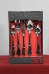 *new Cambridge Silversmiths Carina 20 Piece Flatware Set Service For 4. Fixed Price $47.95.