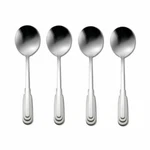 Oneida Cityscape Set Of 4 Round Bowl / Cream Soup Spoons. Fixed Price $29.99.