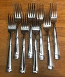 Oneida Stainless Dinner Forks China 90-184. Fixed Price $10.49.