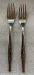 2 Sears Roebuck Tradition Stainless SRS13 Dinner Forks Flatware. Fixed Price $11.04.