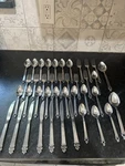 Vintage IMI65 40 Piece Imperial Stainless Flatware Silverware Japan 18 Cr. Fixed Price $125.00.