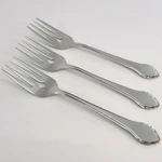 3 Oneida Salad Forks Summer Mist Autumn Glow Pasta Deluxe Stainless Wm Rogers. Fixed Price $37.49.