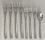 Pieces Ikea 22185 Tillagd Stainless Set 4 Dinner Forks 3 Salad Teaspoon. Fixed Price $20.99.
