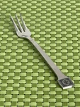 Oxford Hall OXH39 Stainless 4 Cocktail/seafood Forks Squared Tip Flatware E15VG. Fixed Price $23.95.
