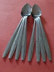 CIF23 Stainless Iced Tea Spoons Mcm Japan 7 5/8" Free Ship. Fixed Price $27.25.