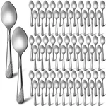 200 Pcs Dinner Spoons Set 6.7 Inches Stainless Steel Dessert Bulk Silv.... Fixed Price $54.01.