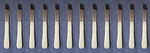 Set Of Twelve Oneida Stainless Flatware Moraine Butter/cheese Spreaders Usa New. Fixed Price $29.99.