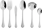 Oneida Marquette Serving Set, Stainless 6-PIECE, Silver. Fixed Price $63.11.