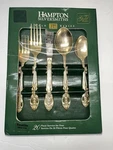 Versailles 24K Gold-plated Flatware For 20 By Hampton Silversmiths Nib. Fixed Price $52.75.