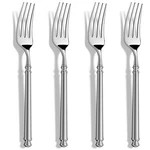 Dinner Forks,manual Forged 18/10 Stainless Steel Silverware Forks,modern Roun.... Fixed Price $48.50.
