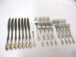 Customcraft CUS7 Stainless Flatware 24-PIECES. Fixed Price $129.99.