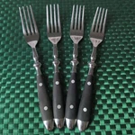 Hampton Silversmiths Bistro Black Dinner Forks Lot Set Of 4 Stainless Faded. Fixed Price $74.99.