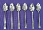 6-IMPERIAL Iic Japan Stainless Silverware IMI56 Teaspoons 1/2". Fixed Price $12.00.