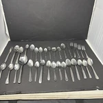 30 Pieces Of Assorted Flatware. Various Brands Oneida Rogers Unbranded. Fixed Price $17.49.
