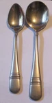 Vintage Oneida Stainless Flatware Satin 18/10 Astragal 2PC Spoons. Fixed Price $9.99.