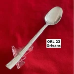 Orleans ORL-23 Teaspoon 6 1/4" Bamboo Handle Stainless Steel Flatware. Fixed Price $6.19.