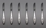 Oneida Community Stainless Flatware My Rose Dinner Knives - Set Of Six * Usa. Fixed Price $27.09.