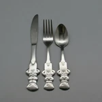 Oneida Stainless Flatware - Pillsbury Doughboy 3PC Youth / Child Set New. Fixed Price $14.99.