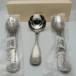 Lenox Thomas Jefferson Hostess Server 3PC Set 18/10 Stainless F1ATWARE Korea Nib. Fixed Price $106.24.