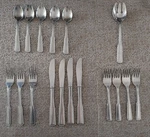 18 Piece Lot Stanley Roberts SRB105 Stainless Rogers Korea Flatware. Fixed Price $19.00.