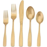 Ergonomic Matte Gold Tableware Cutlery Set 40-PIECE Stainless Steel For 8. Fixed Price $80.49.
