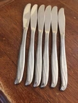 Oneida Stainless Mt. Mountain View Ohs 29G 6 Dinner Knives! Free Shipping. Fixed Price $19.50.