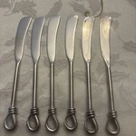 Gourmet Settings Twist 18/10 Stainless Steel Spreader (set Of Six). Fixed Price $25.00.