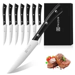 Paudin Steak Knives, Knife Set Of 8, Razor-sharp Kitchen 4.5 Inc. Fixed Price $69.32.